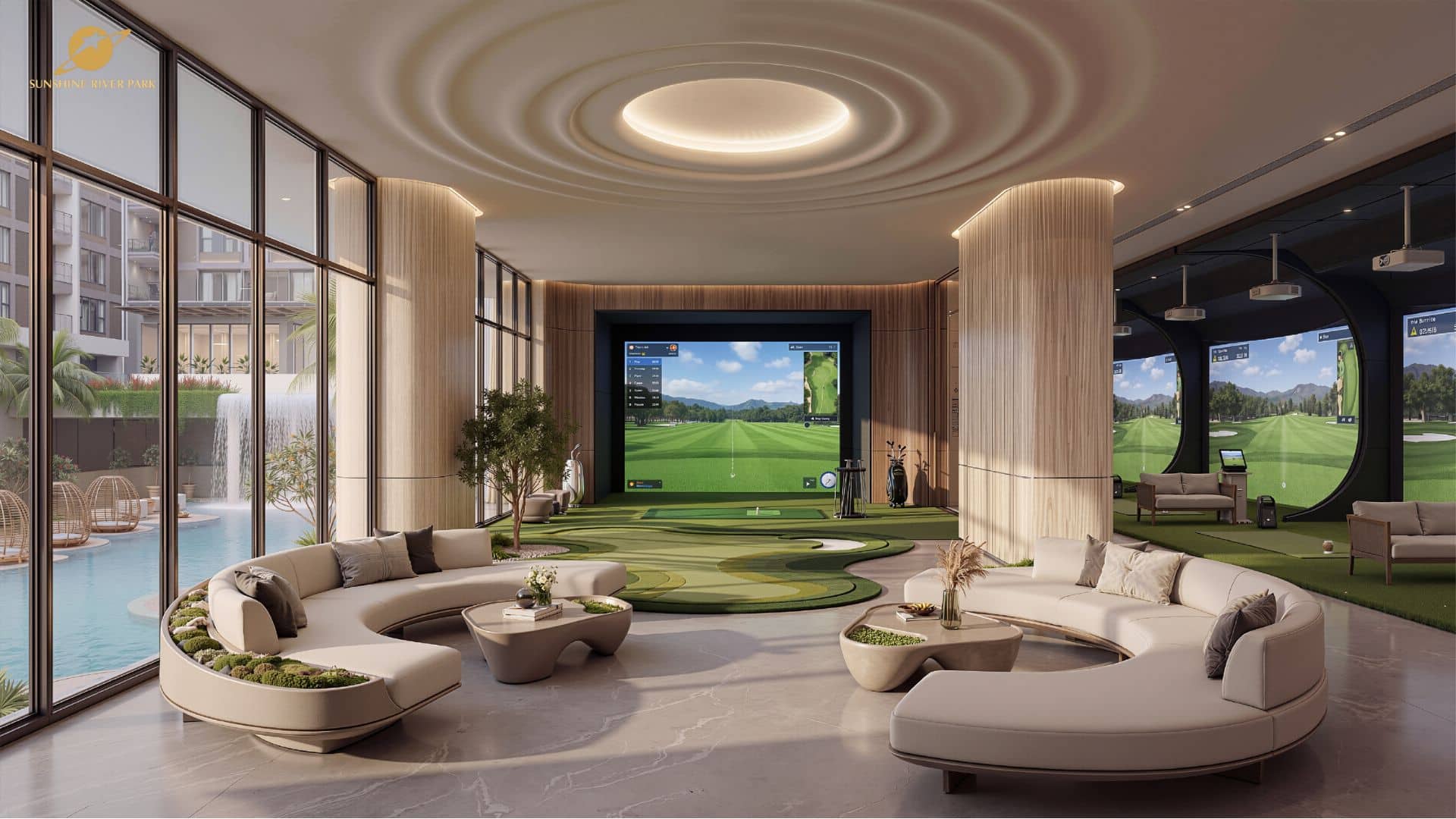 Khu Tập Golf 3D Sunshine River Park