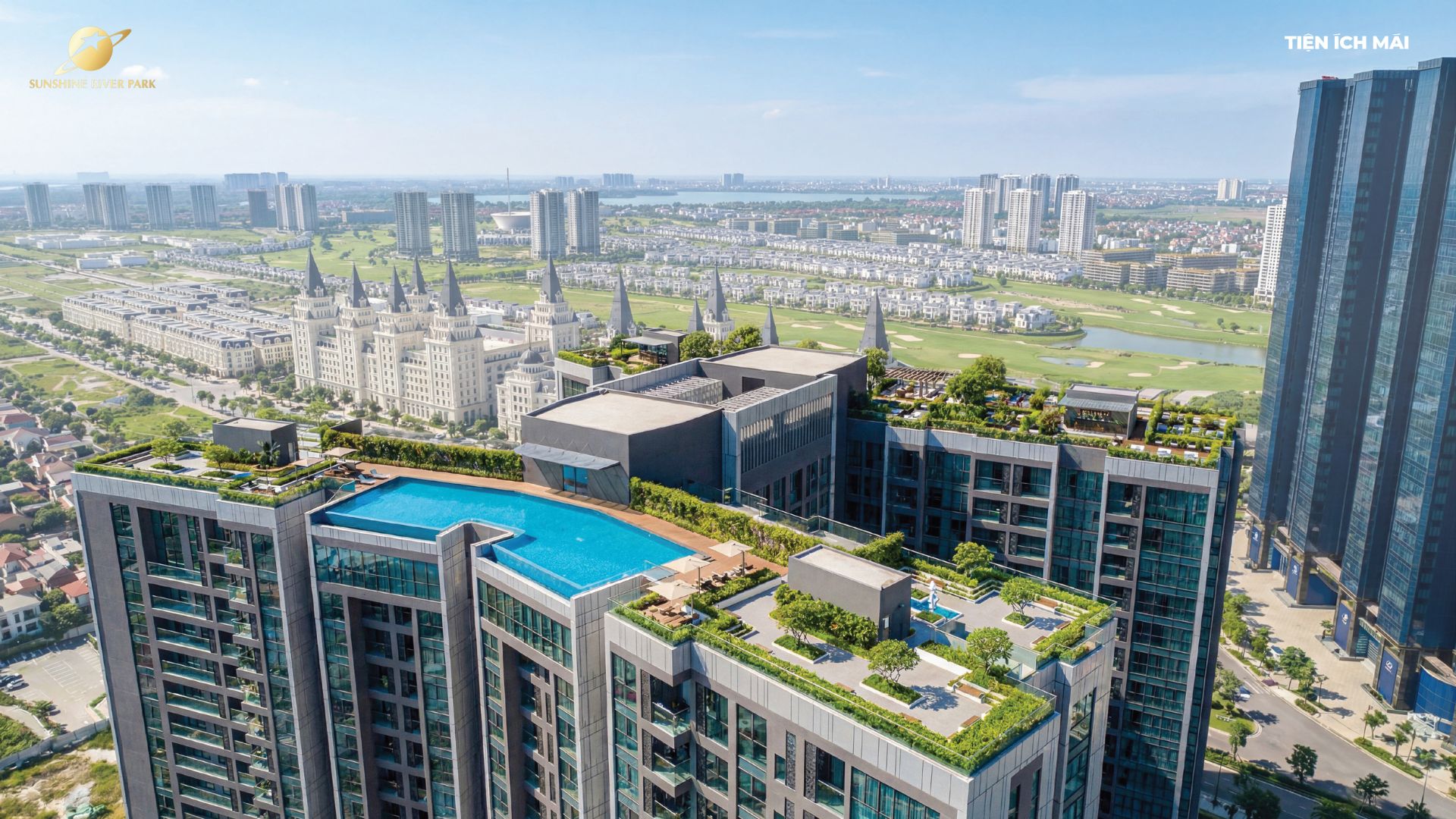 Tổng Quan Tiện Ích Tầng Mái Sunshine River Park